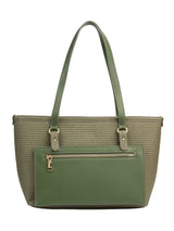 Textured Olive Tote Bag