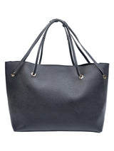 Spacious Black Tote Bag
