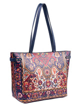 Printed Blue Tote Bag