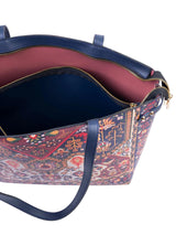 Printed Blue Tote Bag